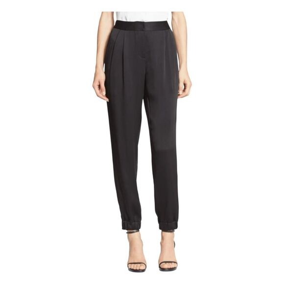 Kate Spade Satin Cinched Bottom Jogger Trouser Dress Pants 6 - Picture 1 of 13